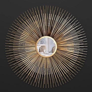 Elegant Solaris Mirror Simplifies Your Space 3D model image 1 