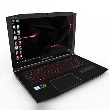 Dominating Performance: Acer Predator Helios 3D model image 1 