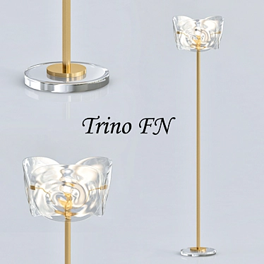 Elegant Trino FL Floor Lamp 3D model image 1 