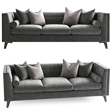 Elegant Gibson Sofa: The Perfect Seating 3D model image 1 