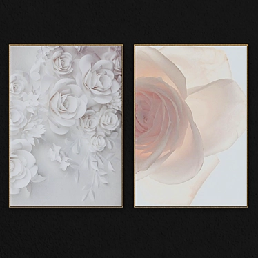 Floral Art Print Set | № 015 3D model image 1 