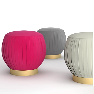 Flow Ottoman 3D model image 1 