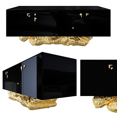 Angra Contemporary Sideboard: Elegant and Versatile Design 3D model image 1 