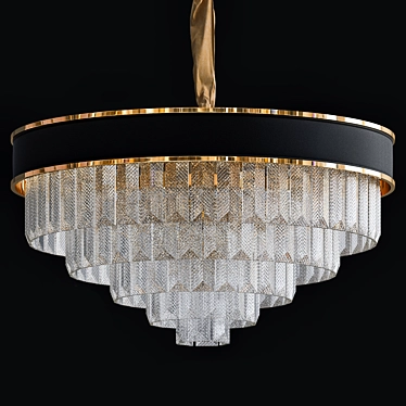 Elegante Candela Chandelier 3D model image 1 