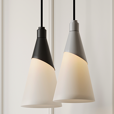 Modern Parker Pendant Light by Mitzi 3D model image 1 