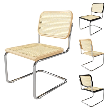 Knoll Cesca Chair Cane - Elegant Modern Design 3D model image 1 