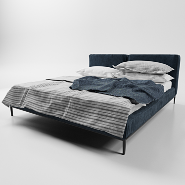 Frigerio Taylor Bed: High-Quality 3D Model 3D model image 1 