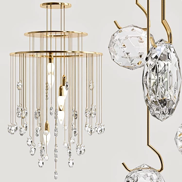 Ralph Lauren Hailee Chandelier 3D model image 1 