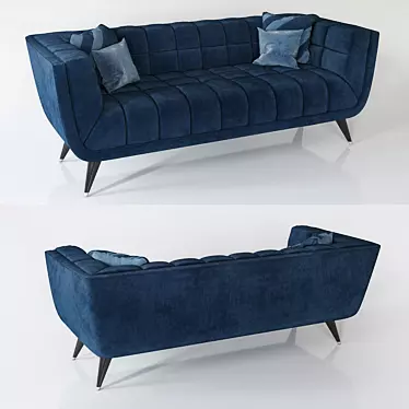 Elegant Everly Quinn Sofa 3D model image 1 