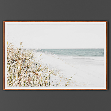 Wooden Framed Picture 3D model image 1 