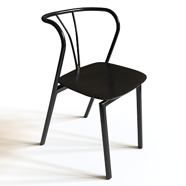 Elegant Ergonomic Chair 3D model image 1 