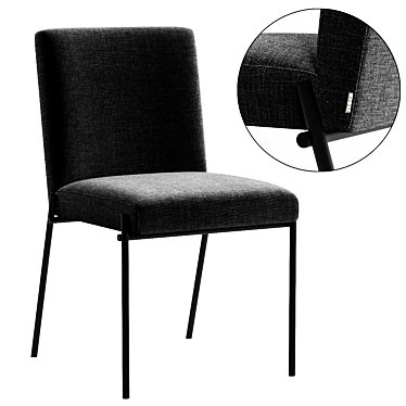 Modern Zegen Chair: A Sleek and Stylish Seating Solution 3D model image 1 