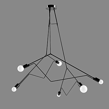 Divergence Pendant Light 3D model image 1 