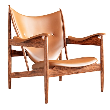 Danish Design Icon: Chieftains Chair 3D model image 1 