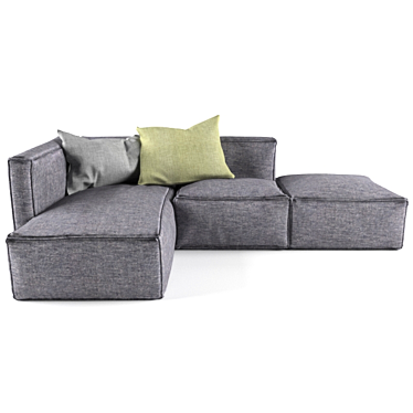 Custom-Made Contemporary Sofa 3D model image 1 