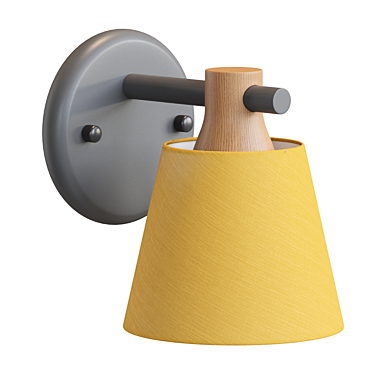 NATURA WALL: Scandinavian Style Lamp 3D model image 1 