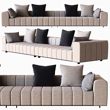 Elegant Freeman Tailor Sofa Minotti 3D model image 1 