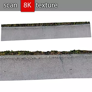 Realistic Sidewalk Texture - High Quality 8192x8192 3D Model 3D model image 1 