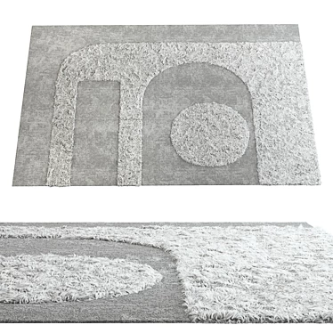 Elegant Minotti Carpet: 600x400 inch 3D model image 1 