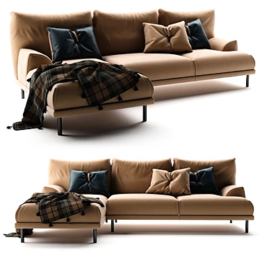 Gammarr Wolf Lounge Sofa 3D model image 1 