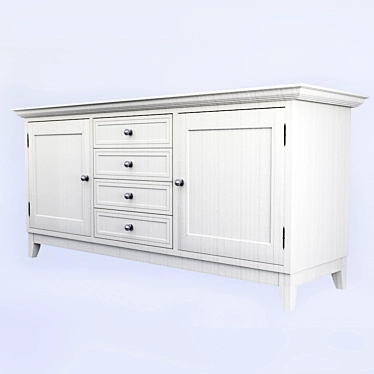 DANTONE Home Classic Chest 3D model image 1 