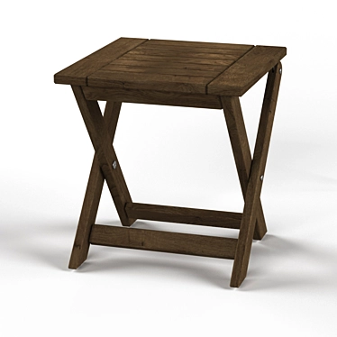 IKEA ÄPPLARÖ Outdoor Stool 3D model image 1 