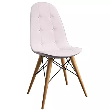 Elegant Irving Chair 3D model image 1 