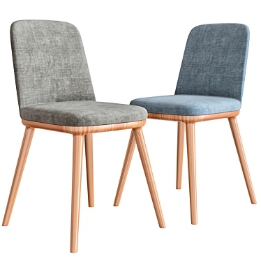 Elegance Redefined: Verti Cloe Chair 3D model image 1 