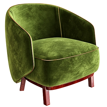 Elegant Concha Seating by Accoceberry 3D model image 1 