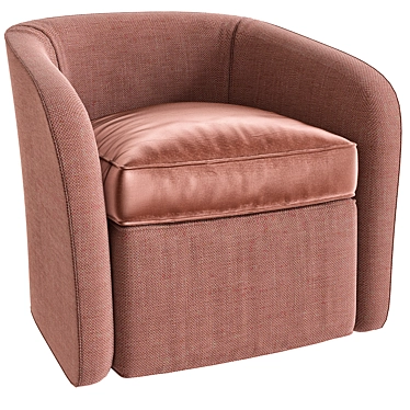 Stylish Edam Swivel Chair: Ultimate Comfort 3D model image 1 