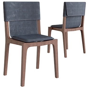 Elegant Isadora Armchair: Timeless Design 3D model image 1 