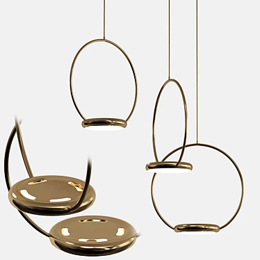 Gibas ODIGIOTTO Pendant Light 3D model image 1 