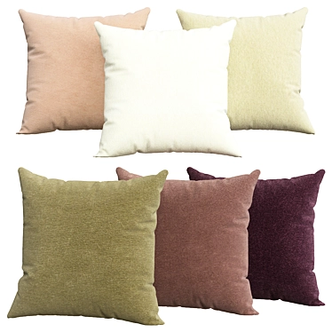 Luxury Comfort Pillows 3D model image 1 