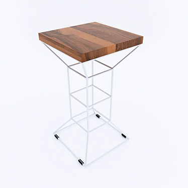 Contemporary Stand Table "CUBE-L 3D model image 1 