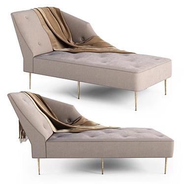 Elegant Kravet Madame Sofa 3D model image 1 