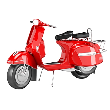 Classic Italian Scooter - Vespa 3D model image 1 