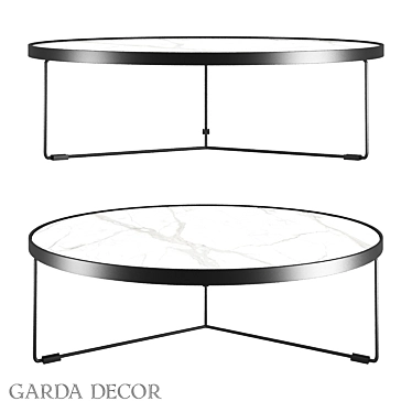 Royal White Coffee Table 3D model image 1 