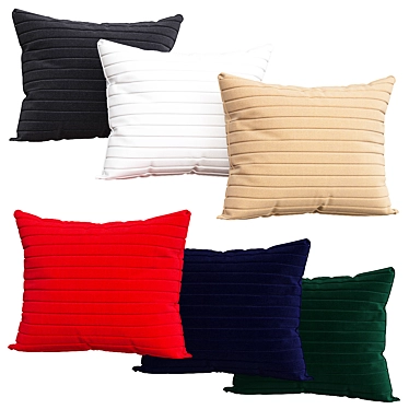 Cozy Comfort Pillows Set 3D model image 1 