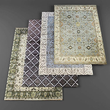 Bashian Rugs Collection: Stunning Variety 3D model image 1 