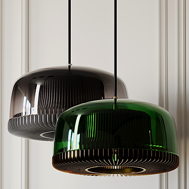 Dub Medium Pendant: Sleek and Stylish Lighting 3D model image 1 