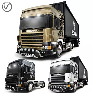 Scania 2016 Eagle Design 3D Model 3D model image 1 