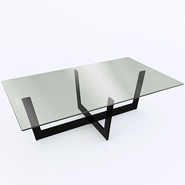 La Forma Plum Coffee Table - Elegant and Functional 3D model image 1 