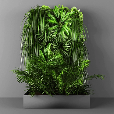 Poly Verts Vertical Garden 3D model image 1 