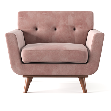 Retro Relaxation: Johnston Club Chair 3D model image 1 
