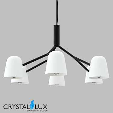 Enrique SP6 Pendant Light: Modern Spanish Design 3D model image 1 