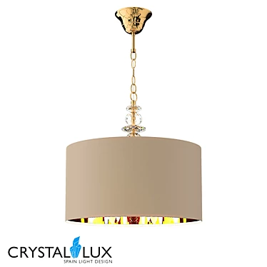 Crystal Lux Armando SP4 Gold Pendant 3D model image 1 