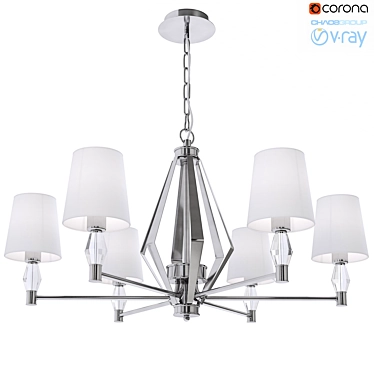 Elegant Maytoni Stein Chandelier 3D model image 1 