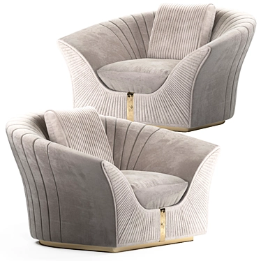 Passion Armchair: Giorgio Collection | Stylish Comfort for Your Home 3D model image 1 
