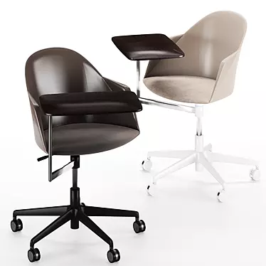 Cila Study Chair: Comfort and Style 3D model image 1 