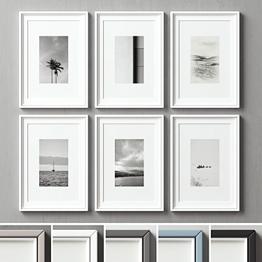 Stylish Frame Set - 124 3D model image 1 